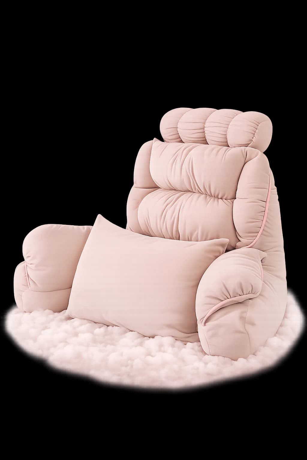 Cloud Throne Pillowy Headboard Wedge